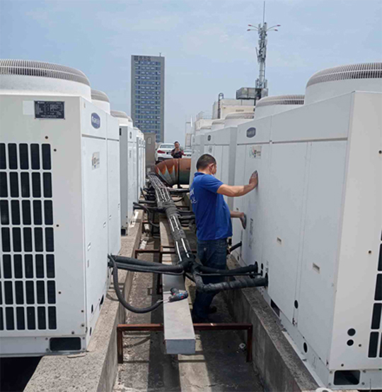 固始中央空调制热和不制冷系统维修方法